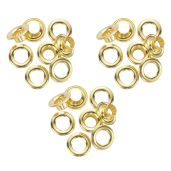Buy General 1261-4 Brass Grommet Refills - 72 Count (3 Packs of 24) for Easy Crafting & Repairs