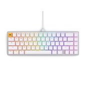 Glorious GMMK 2 65% Keyboard - White Custom Layout, Low-Profile, Hotswap Cherry MX Switches & Double Shot Keycaps
