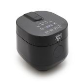 GreenLife Digital Rice Cooker 2 Cups Uncooked 4 Cooked PFAS PFOA Free Ceramic Pot Healthy Cooking Auto Presets Touchscreen Black