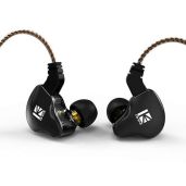 Buy HIFIHEAR KBEAR KS2 IEM: 1BA 1DD Noise Cancelling Earphones with Removable Cable for Running & Walking (Dark)