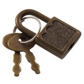 Buy Hillman 853016 Antique Brass Padlock - Durable Security Solution for Home & Office