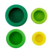 Hoan Silicone Food Huggers Set of 4 - Eco-Friendly Food Savers for Freshness