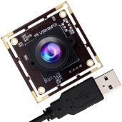 Hotpet 16MP USB Camera Module with 180 Degree Fisheye Lens Super HD 4608x 3456 IMX298 Sensor, Security USB Camera Board for Linux Windows Android Machine Vision Webcam HD Support UVC, Plug & Play