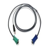 IOGEAR 6ft USB KVM Cable G2L5202U - Dark Gray for Easy Device Switching