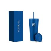 IRON FLASK Classic Tumbler 2.0 with 2 Lids Vacuum Insulated Stainless Steel Water Bottle Double Walled Travel Mug Cobalt 24 Oz