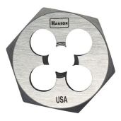 IRWIN HANSON Hex Die 1/4-28 RH - High Carbon Steel Precision Tool for Durable Threading