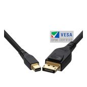 Infinnet Mini DisplayPort to DisplayPort 1.4 Cable - 8K 60Hz, 4K 144Hz, 2m VESA Certified for High-Quality Video