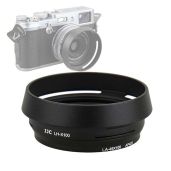 JJC LH-JX100 Black Metal Lens Hood & 49mm Filter Adapter for Fujifilm X100 Series - Perfect Shade & Replacement