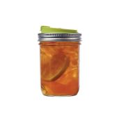 Jarware Green Drink Lid for Wide Mouth Mason Jars - Perfect for Smoothies & Beverages