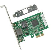 Jeirdus BCM5751 Gigabit PCI-E Ethernet Card - 10/100/1000Mbps RJ45 LAN Adapter for Desktop