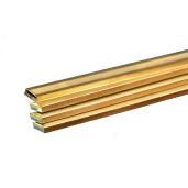 "Buy K & S Precision Metals Brass Strip 0.090" x 1/4" x 36" - 4 Pack, Made in USA | High-Quality Metal for Projects"