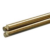 "Buy K&S Precision Metals 1165 Brass Round Rods - 1/4" x 36" | High-Quality Metal Supplies"