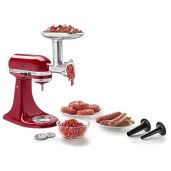KitchenAid KSMMGA Metal Food Grinder Attachment Review: Enhance Your Cooking with This Silver Kitchen Essential