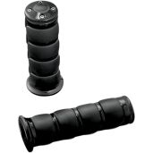 "Buy Kuryakyn 6344 ISO Handlebar Grips - Universal Fit for 7/8" Sport Bikes, Gloss Black, Premium Comfort"