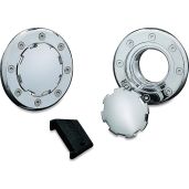 Buy Kuryakyn 8310 Non-Vented Flush Mount Gas Cap - Stylish & Durable Motorcycle Accessory