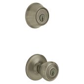 Kwikset 690 Tylo Entry Knob & Deadbolt Combo 6-Pack in Antique Brass - Secure & Stylish Home Upgrade