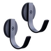 LEVOSHUA Magnetic Wreath Hanger for Metal Doors - Pack of 2 Wreath Hooks for Easy Front Door Decor