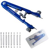 LFGKeng Watch Spring Bar Plier Tool Kit with Alloy Steel Pins for Easy Watch Band Removal and Repair in Blue