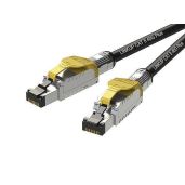 LINKUP Cat8 Ethernet Cable 3M - 40Gbps, 2000MHz, Double Shielded S/FTP, 22AWG for High-Speed LAN Networking