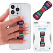 LOVEHANDLE Universal Phone Grip for Smartphones and Mini Tablets Wireless Charging Compatible Made in The USA Serape Design