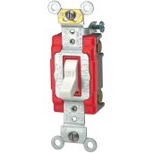 Leviton 1221-2W 20-Amp Toggle Switch: Heavy Duty, Self-Grounding, Quiet AC Control for 120/277V