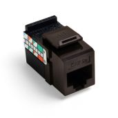 Leviton 5G108-RB5 GIGAMAX CAT 5E UTP Jack - High-Quality Brown Ethernet Connector