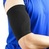 Luwint Bicep Tendonitis Brace Knitted Compression Upper Arm Sleeve Support Medium Pair