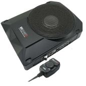 MB Quart RW-108A 600W Slim Under-Seat Subwoofer for Car, RV & ATV - Compact 4-Ohm Powered Enclosure