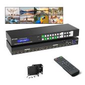 MT-VIKI 4K HDMI Matrix Switch 8x8: Web GUI, IR Remote, Rack Mount, EDID, RS232, LAN - Ultimate 4K Splitter & Switcher