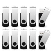 Maspen 10 Pack 32GB USB Flash Drives - Bulk USB 2.0 Thumb Drives for Easy Storage & Transfer