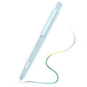 MoKo Apple Pencil 2nd Gen Holder Case - Retractable, Protective, Sky Blue with Clip & Double-Tap Support