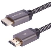 Monoprice 8K HDMI Cable 6ft - Ultra High Speed, Braided, 48Gbps, HDR, VRR, HDMI 2.1, In-Wall Rated