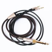 NEOMUSICIA Replacement Cable for Hifiman HE4XX & HE-400i - 3.5mm/6.35mm to Dual 3.5mm, 3m Length
