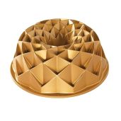 Nordic Ware Jubilee Bundt Pan 10 Cup - Elegant Gold Bakeware for Perfect Cakes