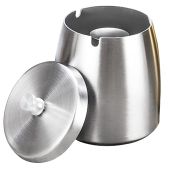 Large Smokeless Ashtray with Lid for Indoor & Outdoor Use - Modern Windproof Design for Home, Office, Patio & Balcony