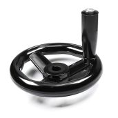 "Buy Othmro 3-Spoked Lathe Handwheel - 4.88" Black Plastic Wheel for Milling Machines & Grinders"