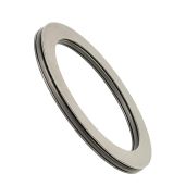 Buy Othmro AXK80105 2AS Needle Roller Thrust Bearings - 80mm ID, 105mm OD, GCr15 Hardness, 1pc with Washers