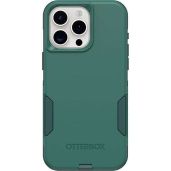 OtterBox iPhone 15 Pro MAX Commuter Case - Slim, Tough, Green & Pocket-Friendly with Port Protection