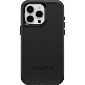 OtterBox Defender Series Case for iPhone 15 Pro MAX - Rugged, Durable, Screenless, Black with Holster Clip & Port Protection