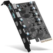 PCIe to USB 3.2/3.1 Gen 2 Card - 10Gbps 5-Port USB Hub for Windows, Linux & Mac