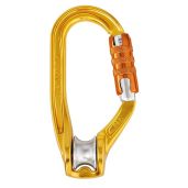 PETZL ROLLCLIP A: Versatile Pulley-Carabiner with Triact-Lock for Safe Climbing & Rigging