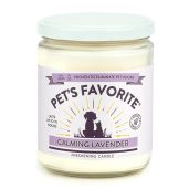 Pet's Favorite Calming Lavender Odor Candle Clean Burning Long Lasting 70 Hour Scented Candle for Pets