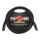 Pig Hog PHDMX10 10ft DMX Lighting Cable - Durable 3 Pin Connector for Professional Use