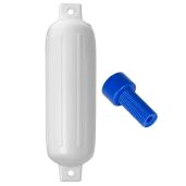 Buy Polyform G-3 Twin Eye Fender 5.5 x 20 - White with Air Adapter | Durable Marine Protection