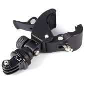 Pomya Camera Bike Motorcycle Mount Holder, 360° Rotatable Bike Bicycle Handlebar Clip On Clamp Mount with 1/4 inch Screw for GoPro Camera