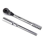 Prestacycle Pro T-Handle Ratchet & Extension: Heavy-Duty Portable Tool for 1/4 Hex Bits - Compact Bicycle Repair Solution