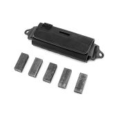 QWORK Tactical Helmet Counterbalance Weight Bag - NVG Pouch for OPS Fast BJ PJ MH Helmets - Black Accessories