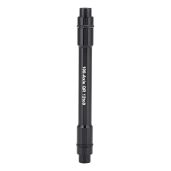 Quick Release Thru Axle Adapter: 12mm to 9mm Fork Mount for Bikes - Black
