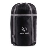 REDCAMP Sleeping Bag Stuff Sack - Compression Sack for Backpacking & Camping | Lightweight & Durable Black M