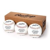 Rawlings Official T-Balls for Youth 6U - 3 Count Sponge Rubber Core for Indoor/Outdoor Play